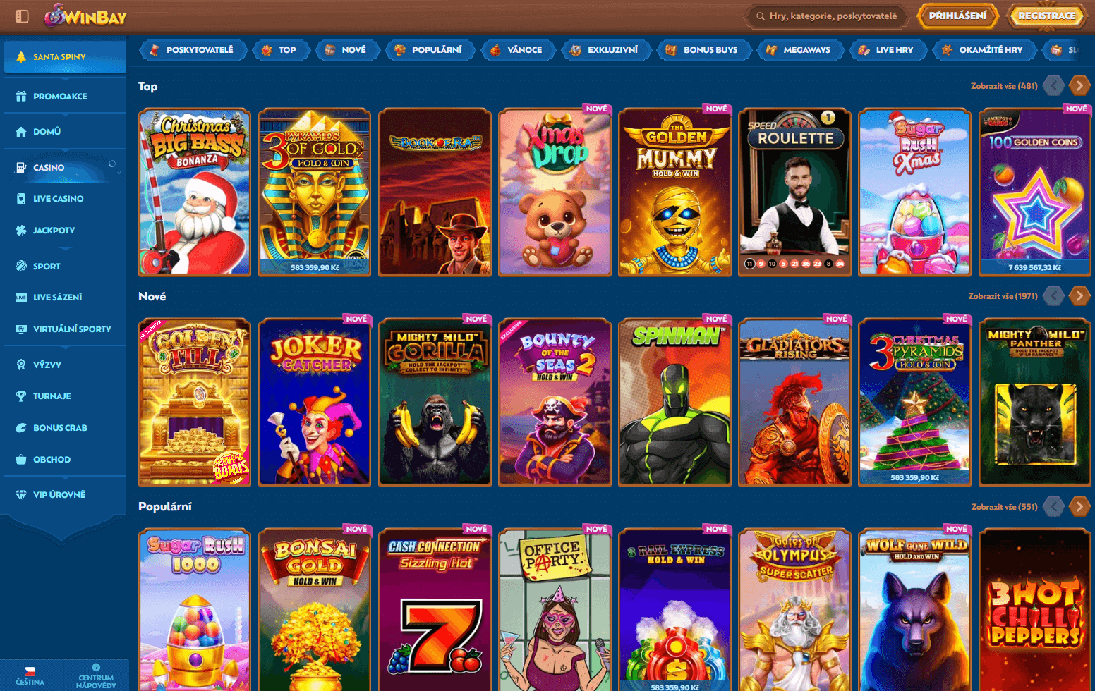 Screen Winbay Casino