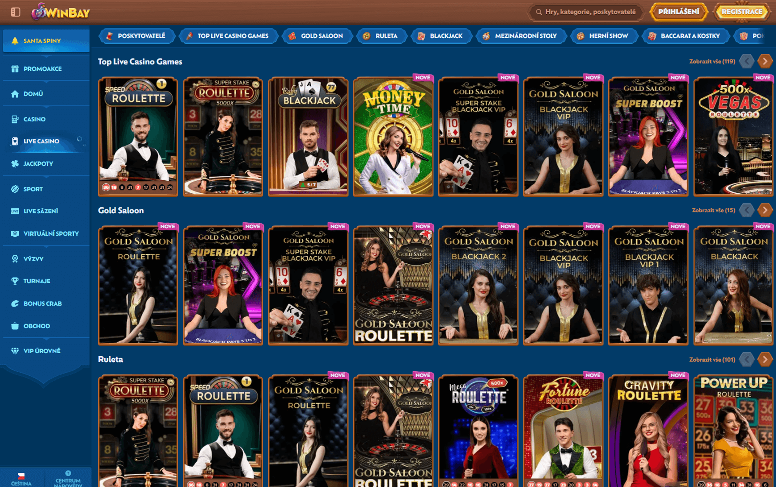 Screen Winbay Casino