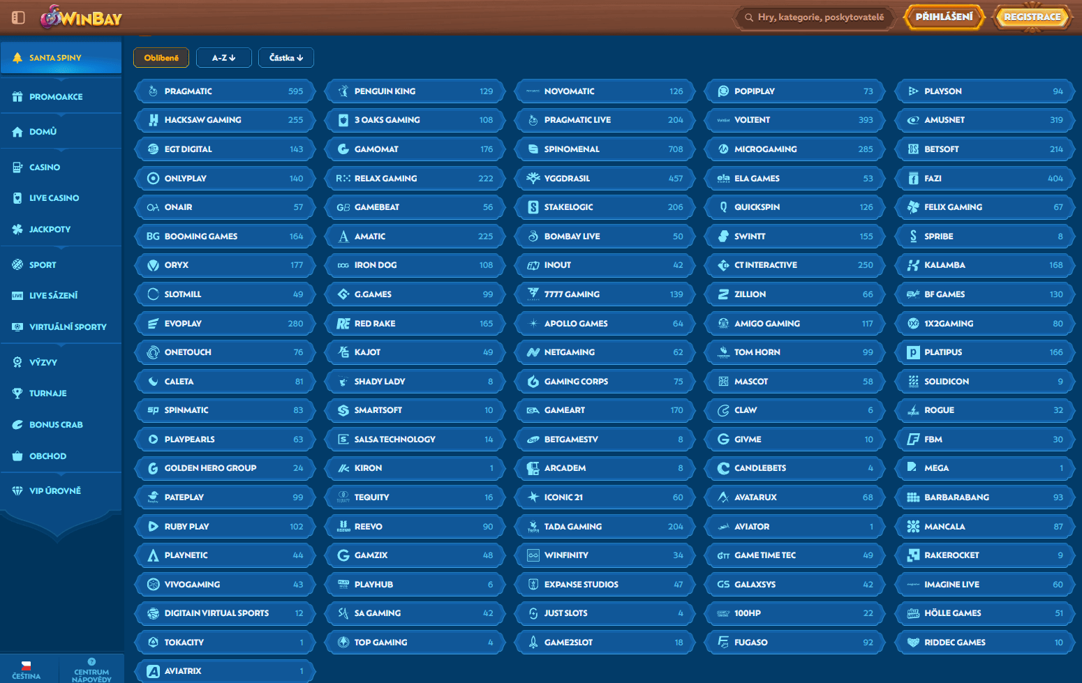 Screen Winbay Casino