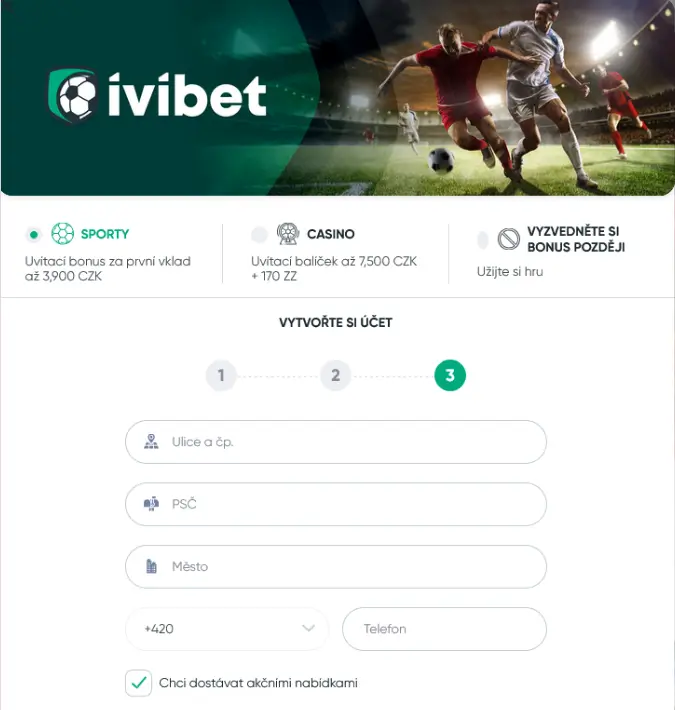 Ivibet Registration Form