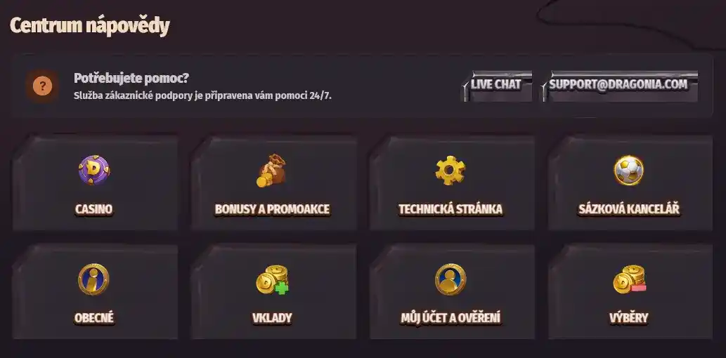 Screen Dragonia Casino